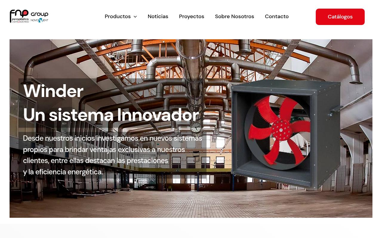 Vista mini Web: https://fnpgroup.es
