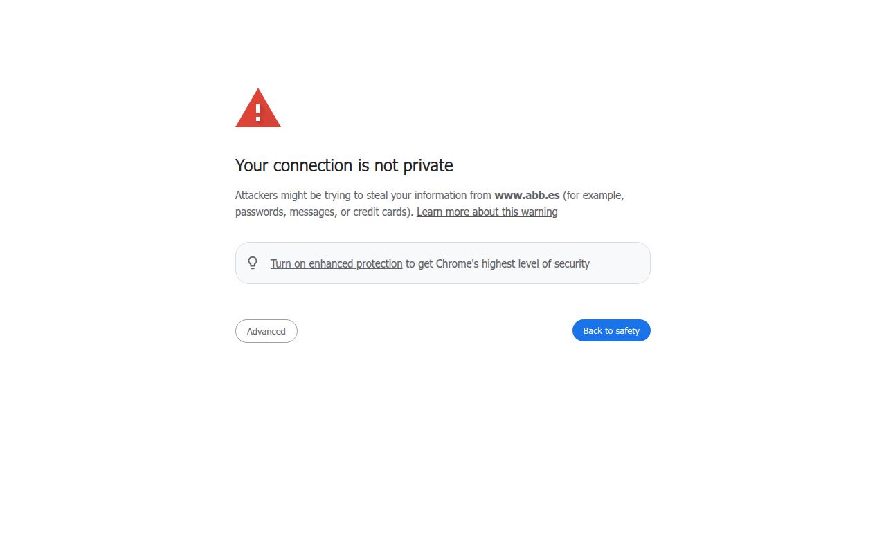 Vista mini Web: https://www.abb.es/bajatension