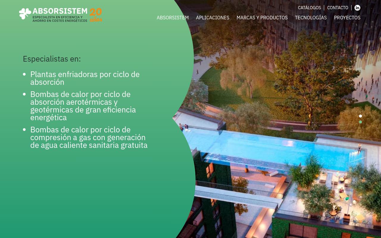 Vista mini Web: https://www.absorsistem.com