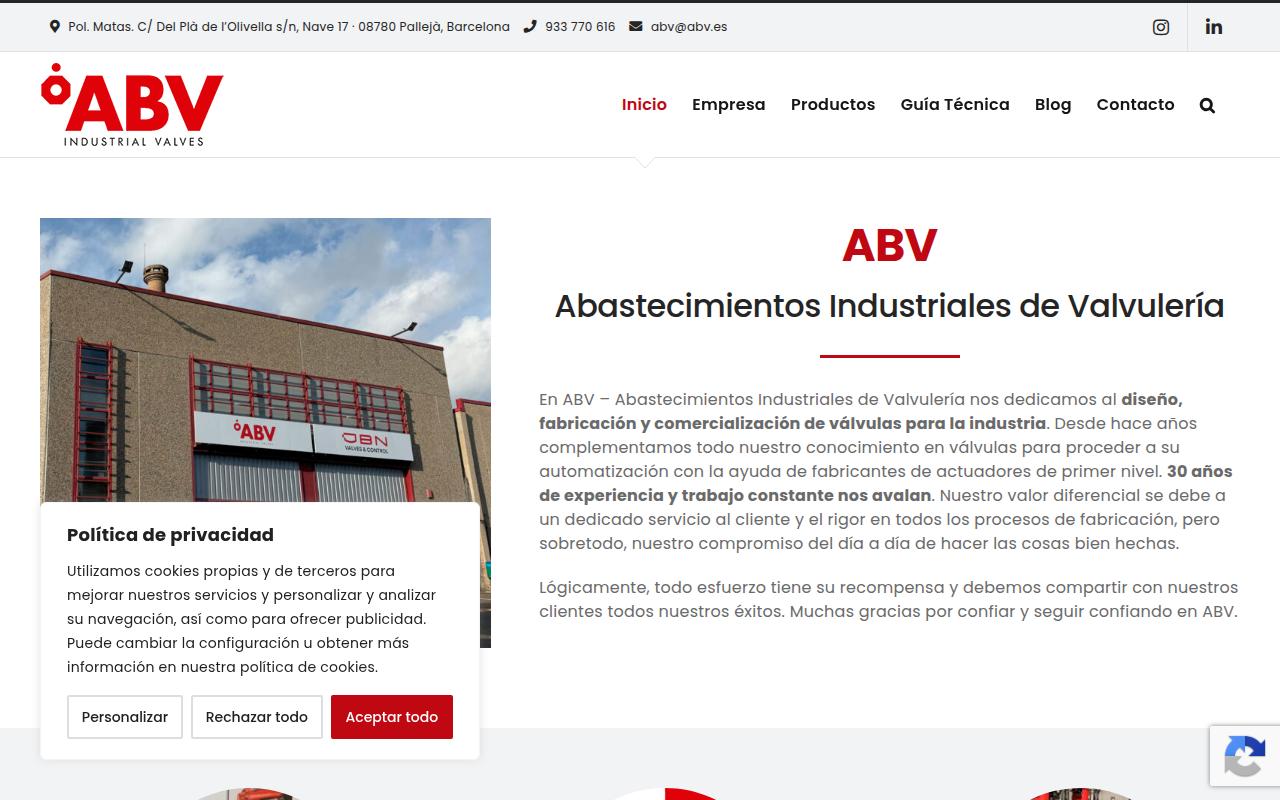 Vista mini Web: https://www.abv.es/