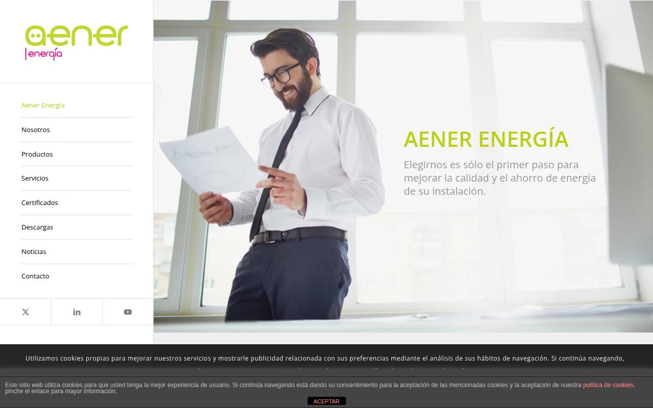 Vista mini Web: https://www.aener.com