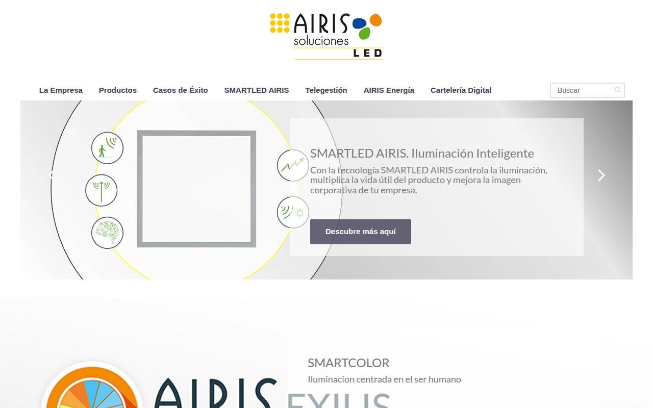 Vista mini Web: https://www.airisled.es