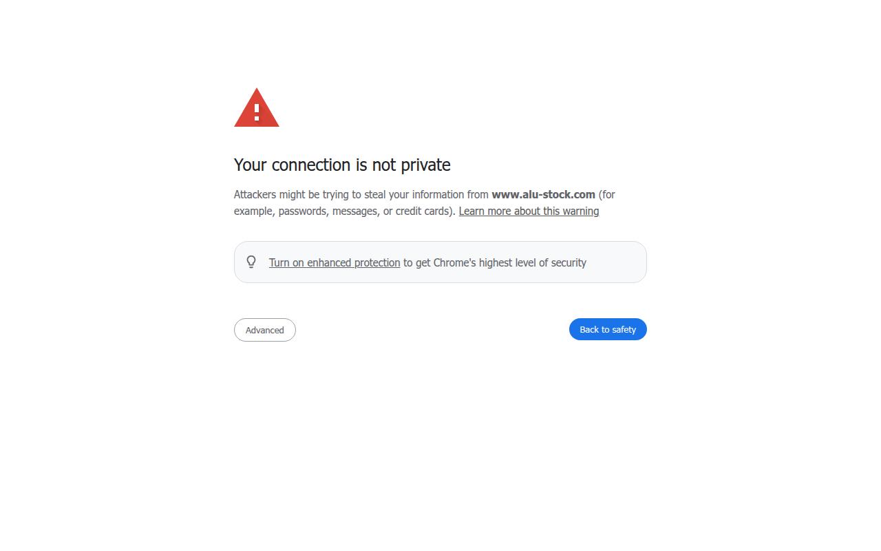 Vista mini Web: https://www.alu-stock.com