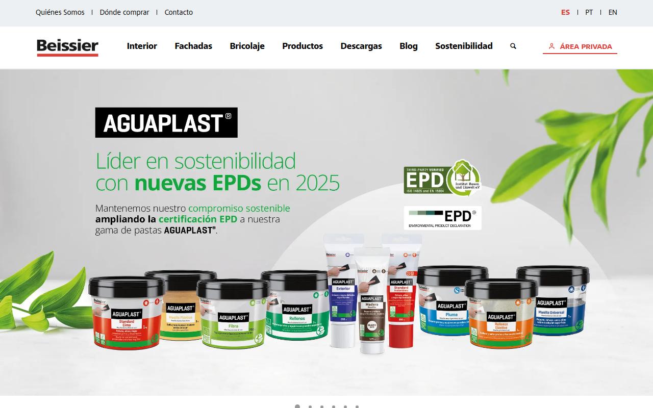 Vista mini Web: https://www.beissier.es