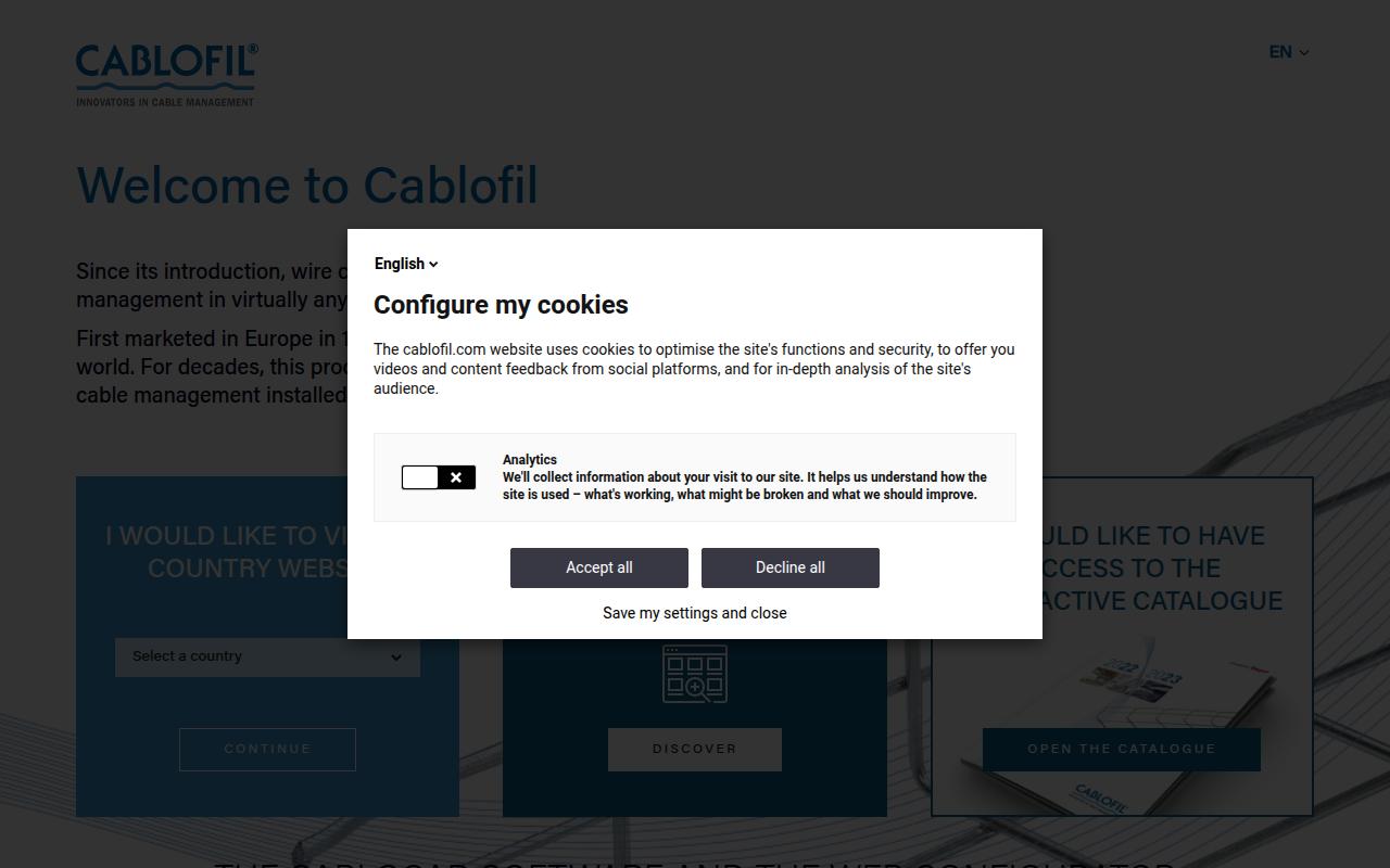 Vista mini Web: https://www.cablofil.biz