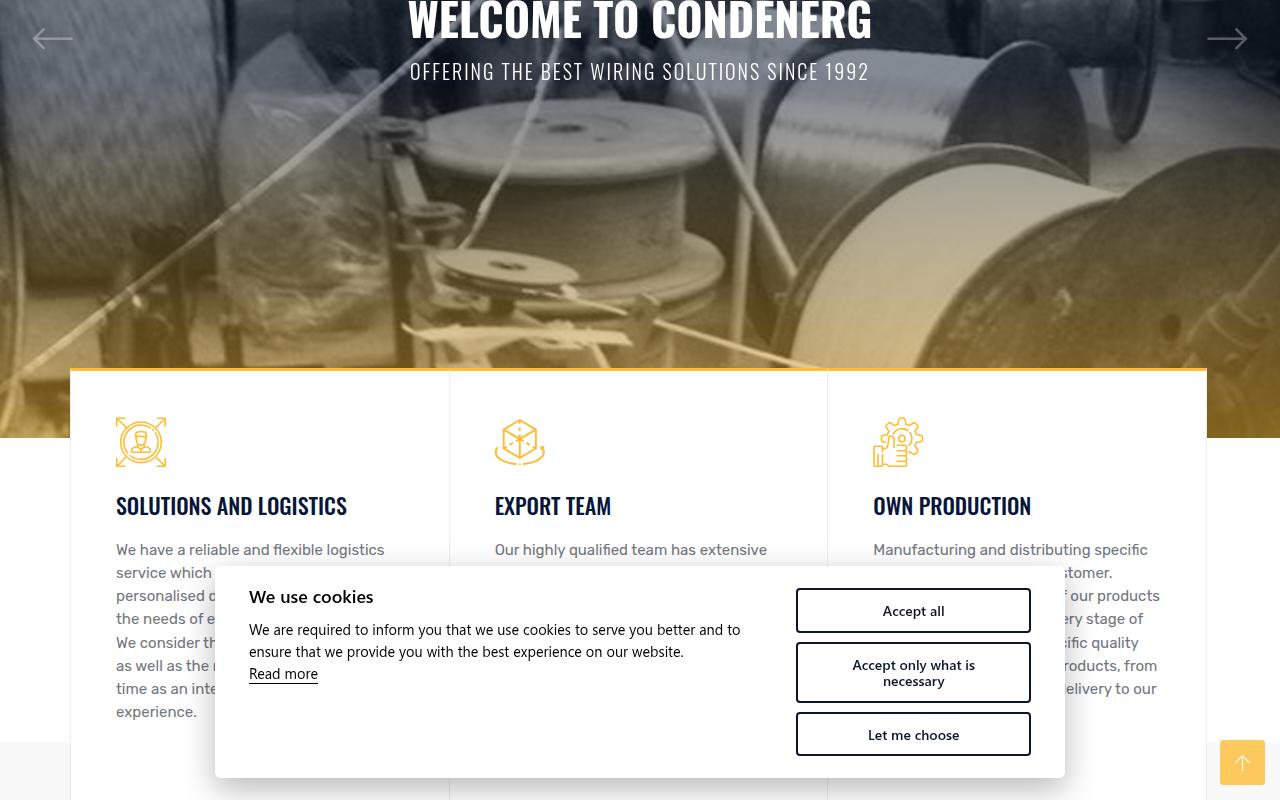 Vista mini Web: https://www.condenerg.com/