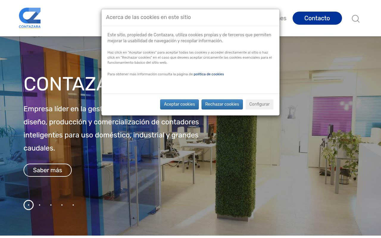 Vista mini Web: https://www.contazara.es