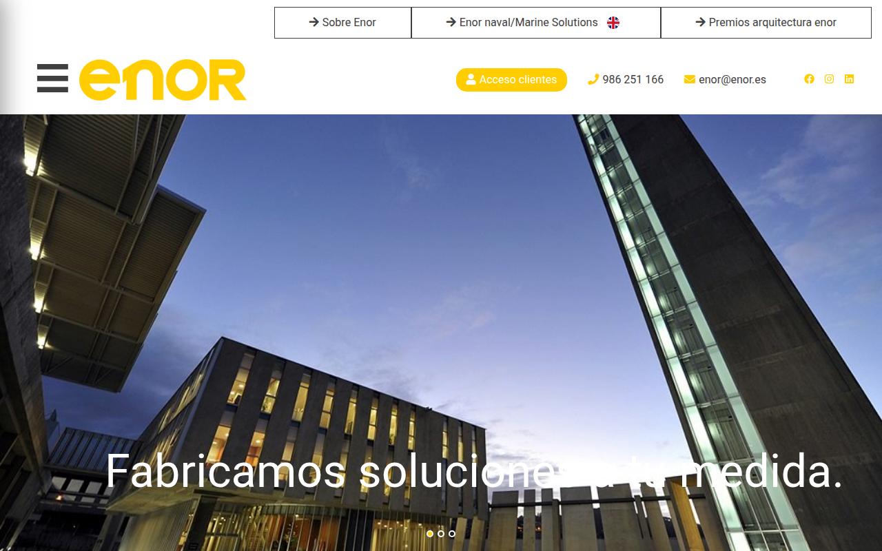 Vista mini Web: https://www.enor.es
