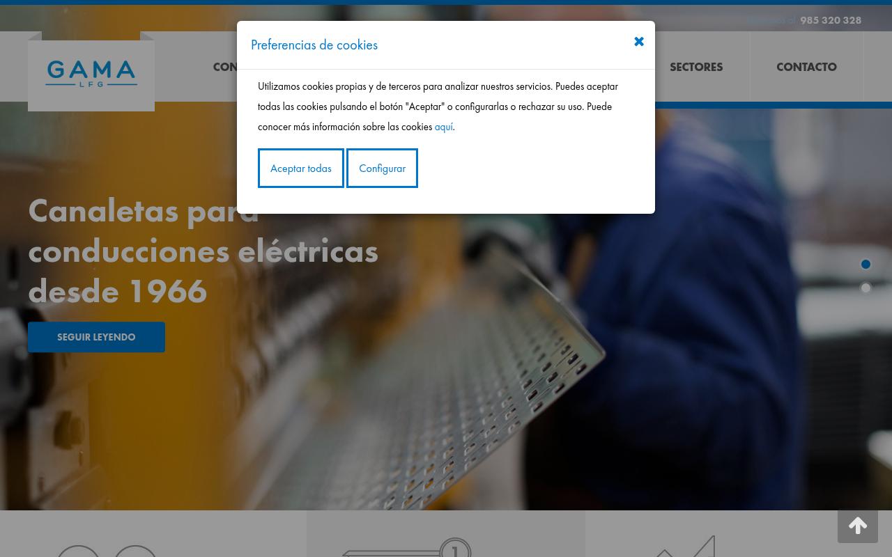 Vista mini Web: https://www.gamalfg.com