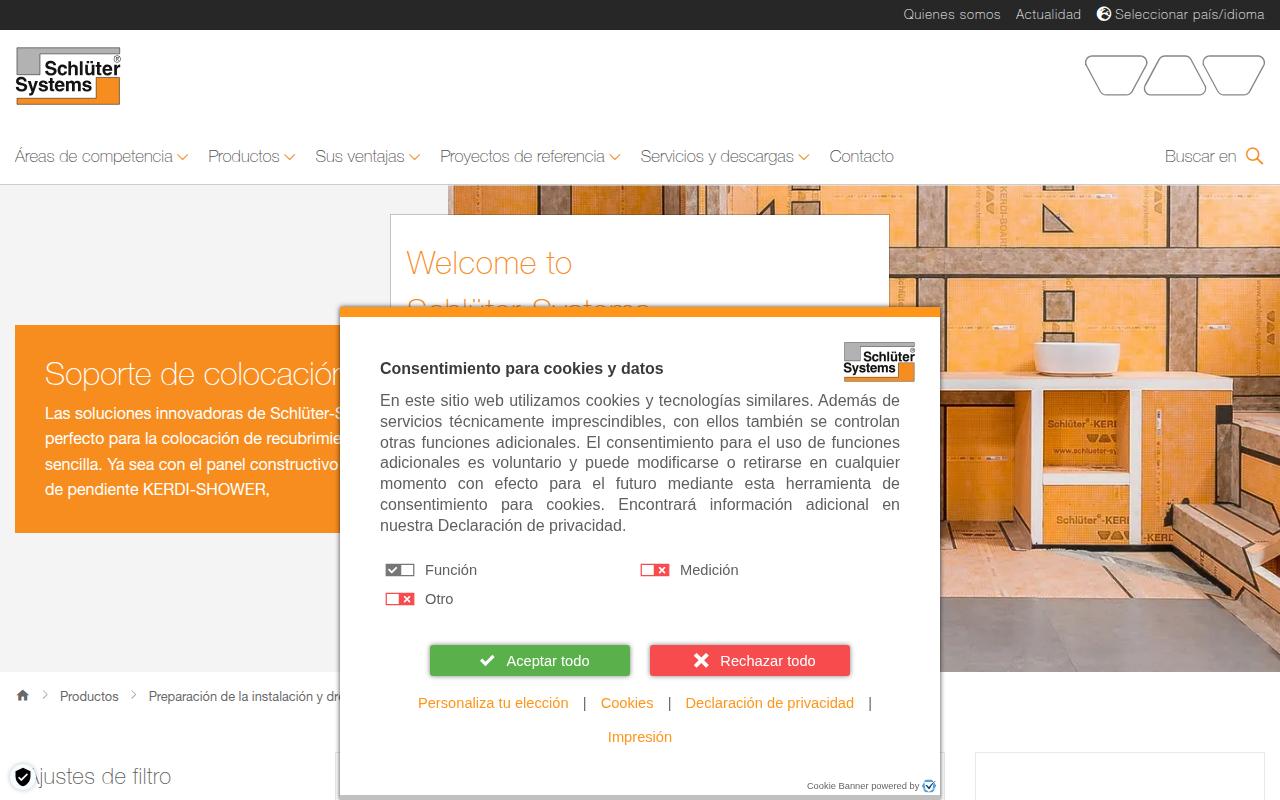 Vista mini Web: https://www.kerdi-board.es
