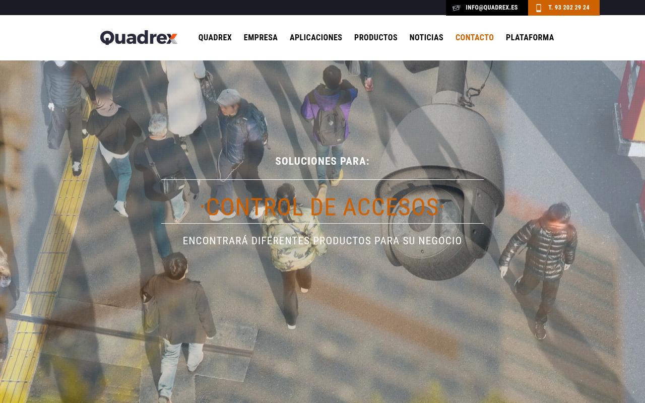 Vista mini Web: https://www.quadrex.es