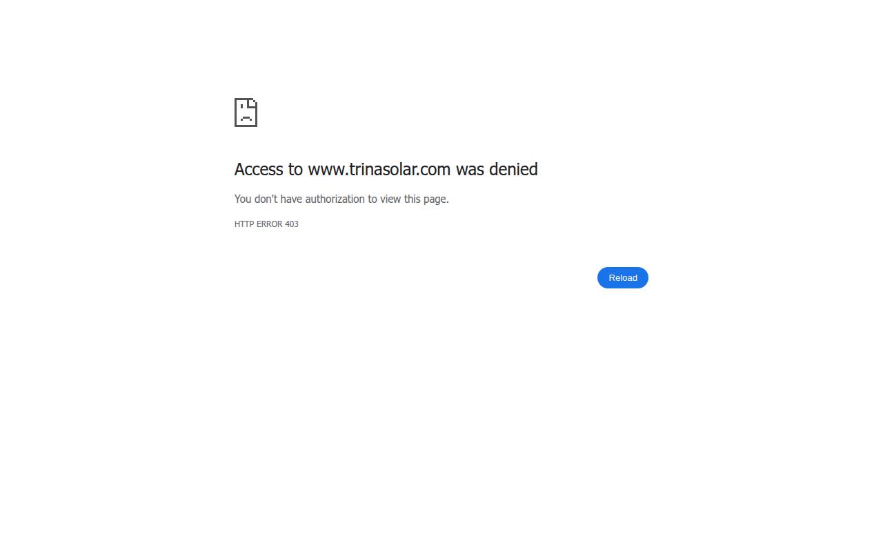 Vista mini Web: https://www.trinasolar.com