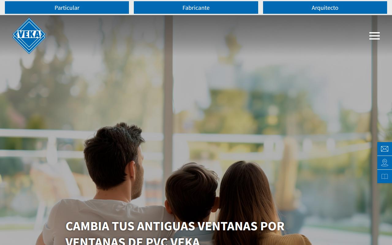 Vista mini Web: https://www.veka.es