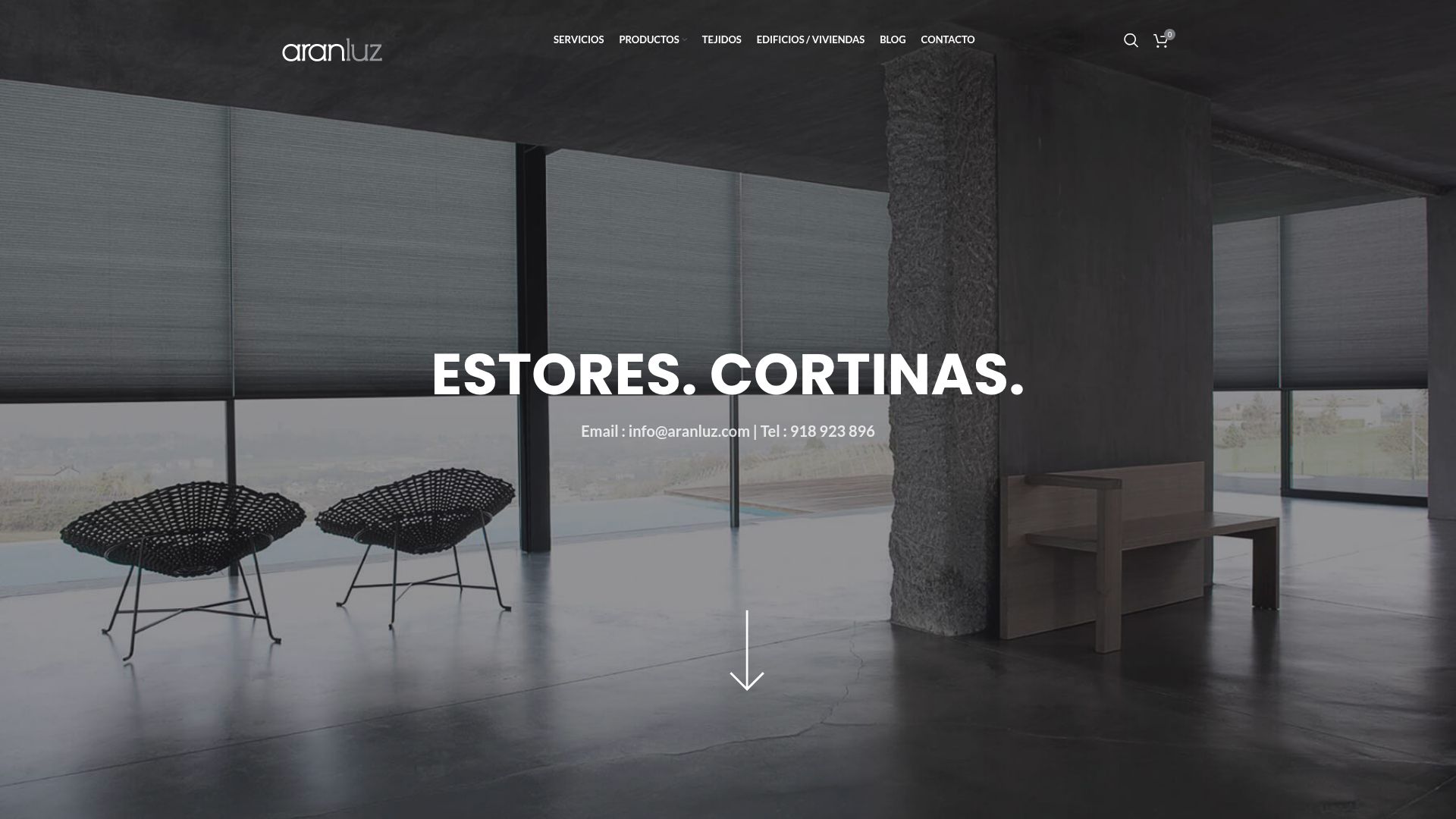 Vista mini Web: https://aranluz.com