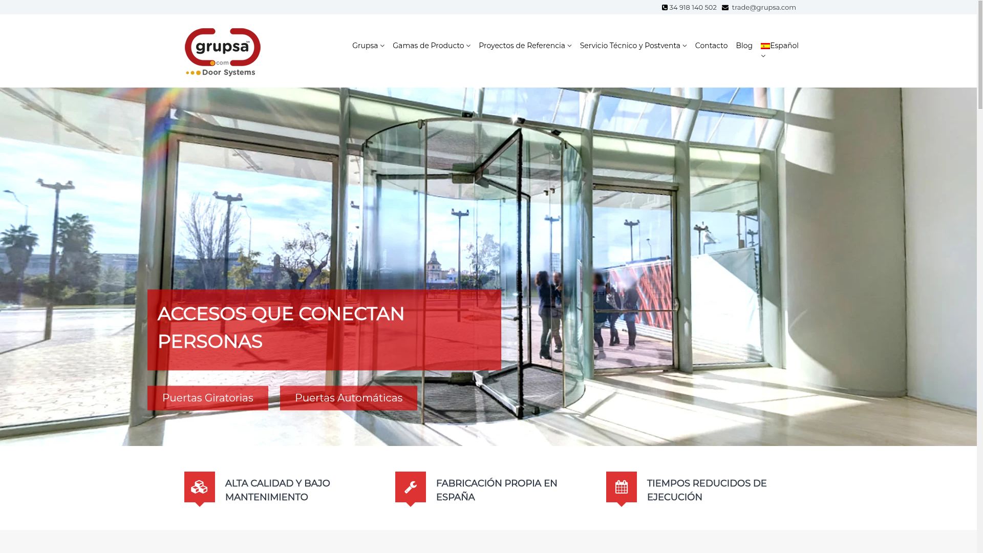 Vista mini Web: https://grupsa.com