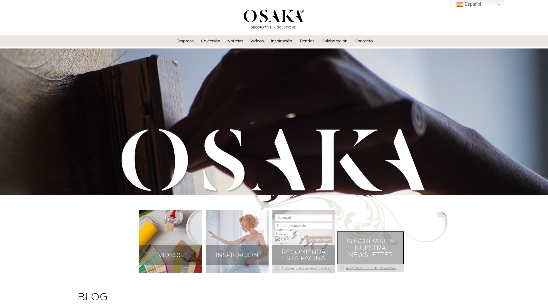 Vista mini Web: https://osaka.es