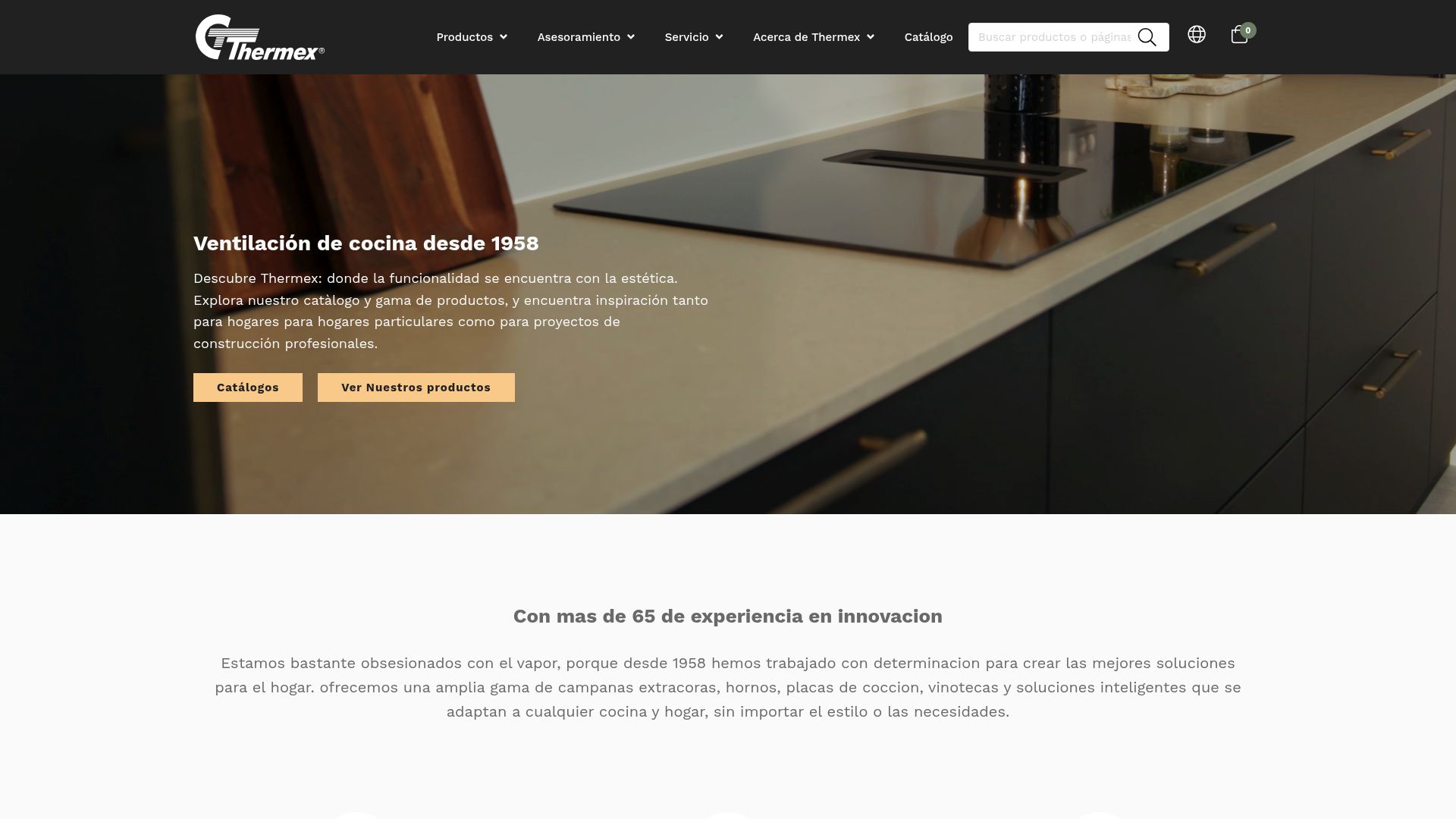 Vista mini Web: https://thermex.es