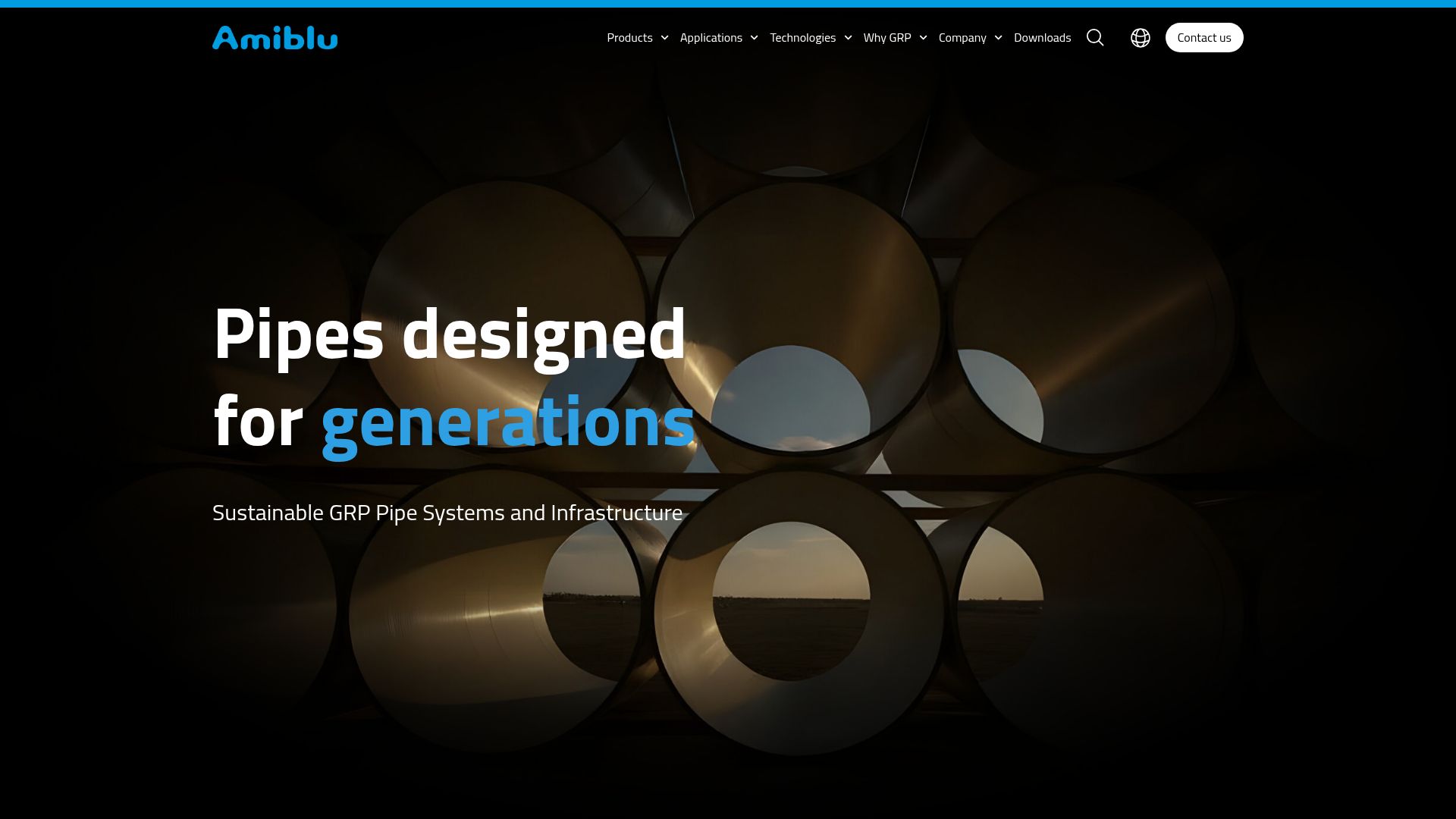 Vista mini Web: https://www.amiblu.com/