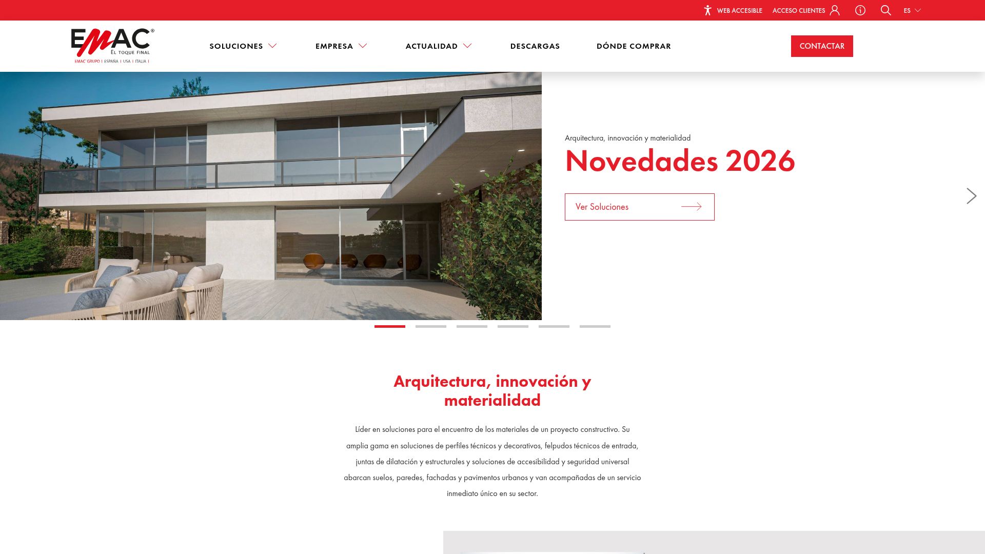 Vista mini Web: https://www.emac.es