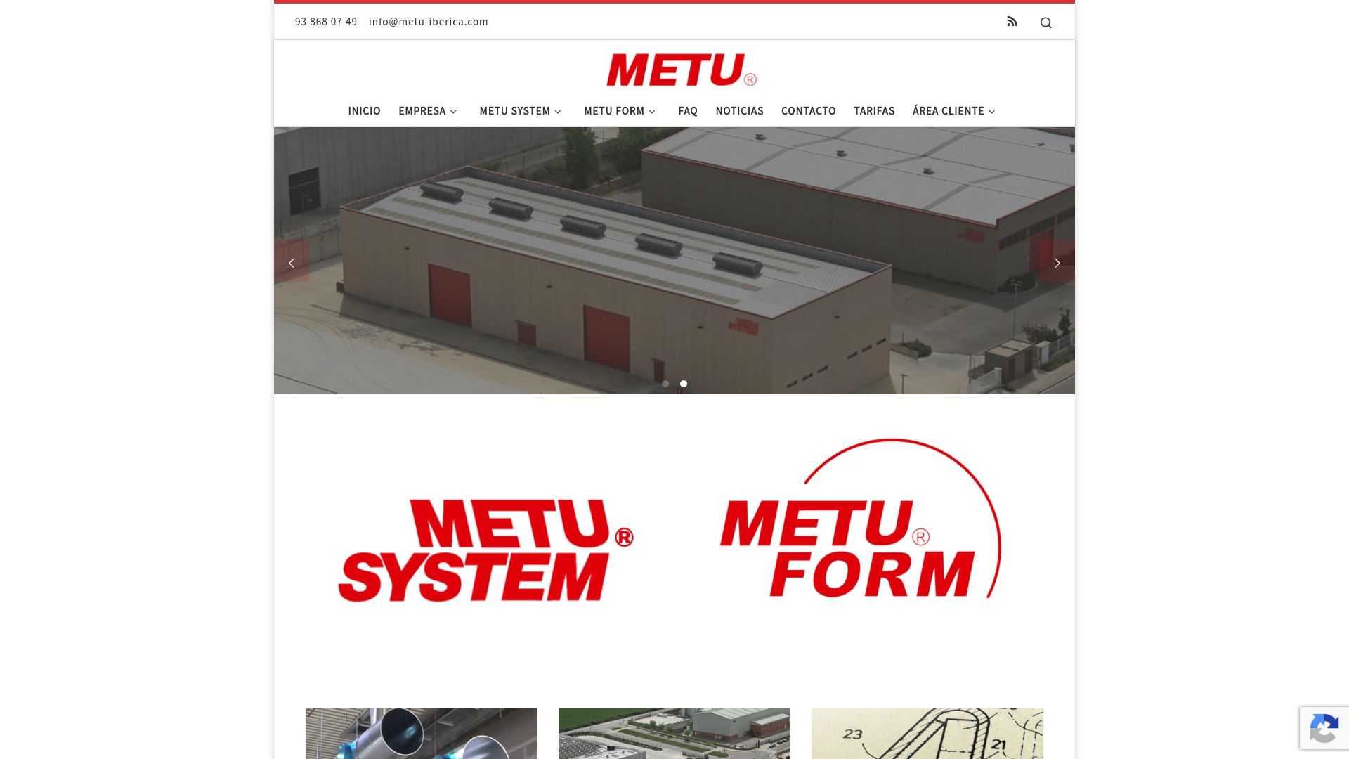 Vista mini Web: https://www.metu-iberica.com