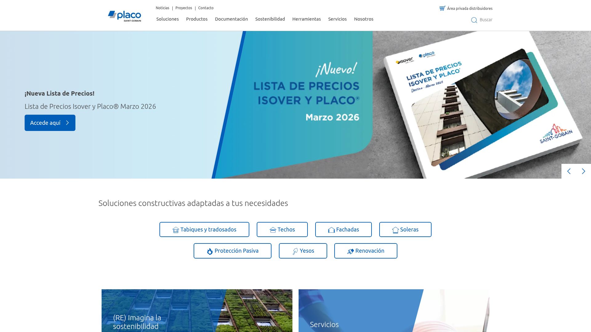 Vista mini Web: https://www.placo.es