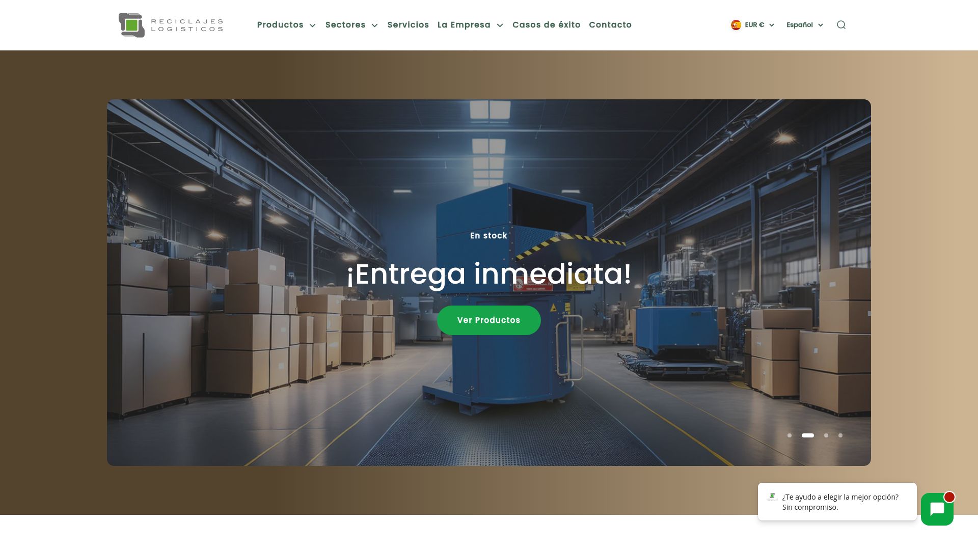 Vista mini Web: https://www.reciclajeintegral.com